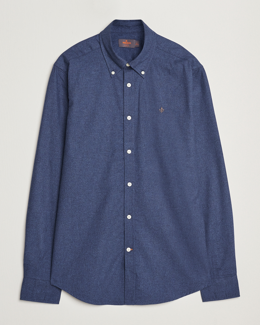 Homme | Chemises | Morris | Watts Flannel Shirt Navy