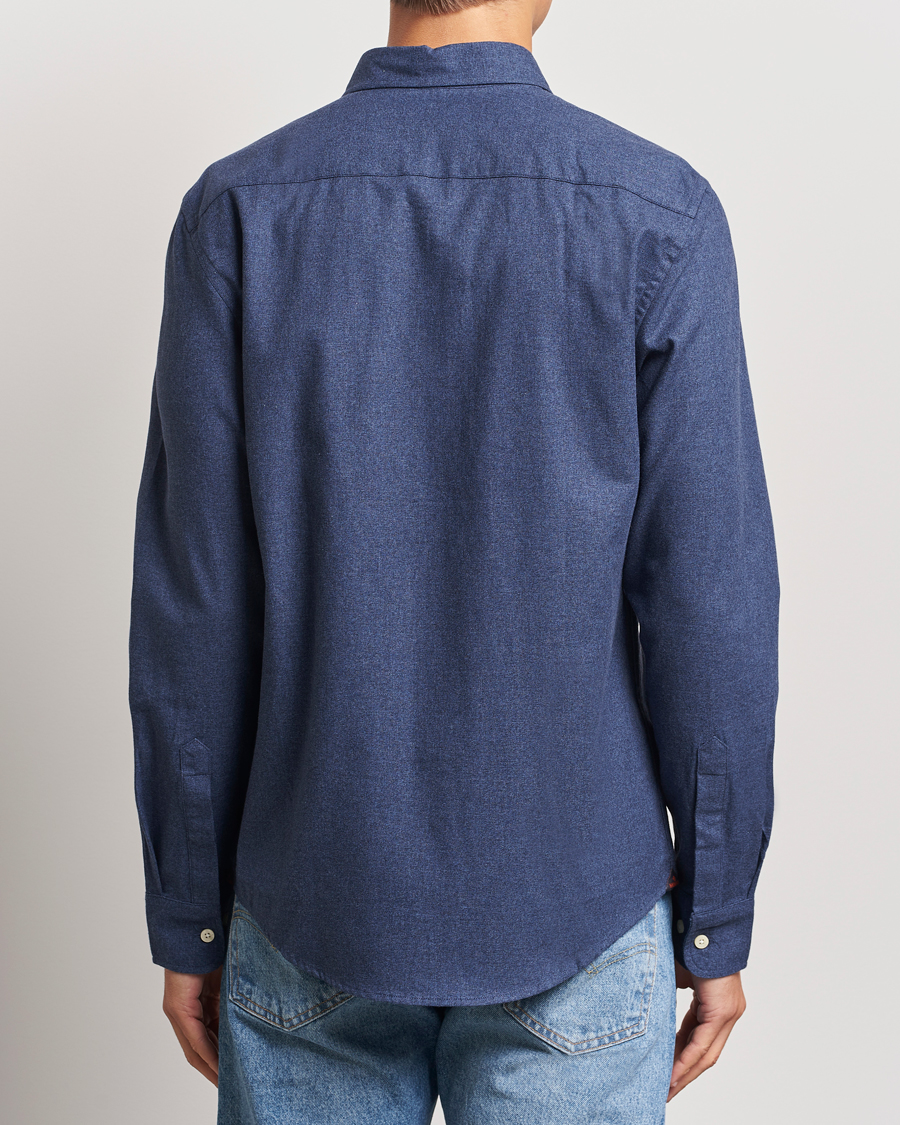 Homme | Chemises | Morris | Watts Flannel Shirt Navy