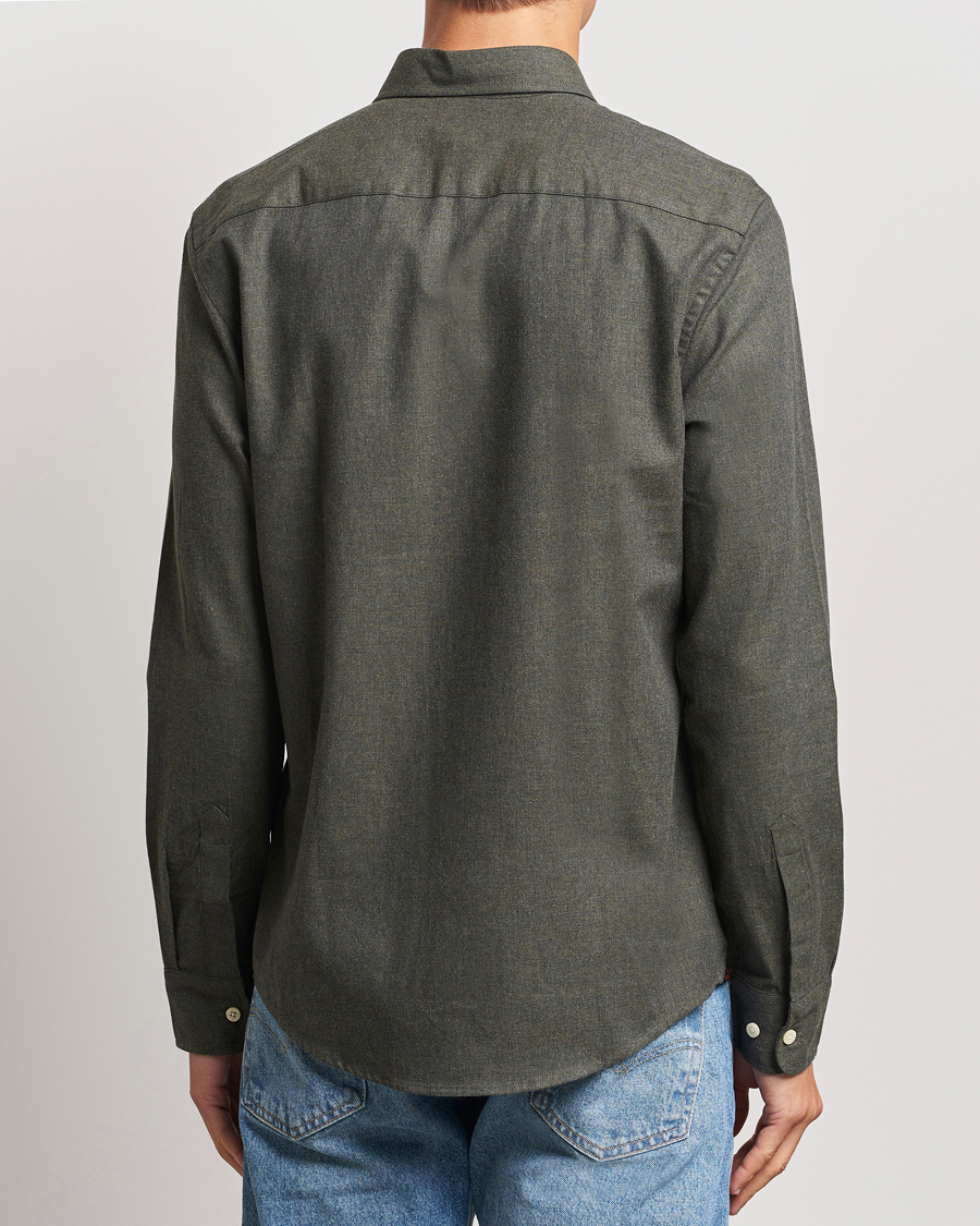 Homme | Chemises | Morris | Watts Flannel Shirt Olive
