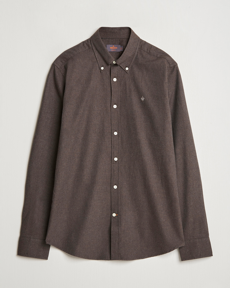 Homme | Chemises | Morris | Watts Flannel Shirt Brown