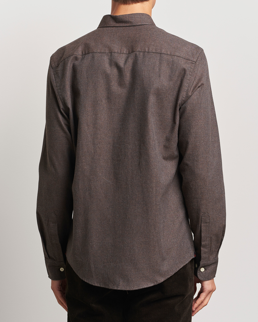 Homme | Chemises | Morris | Watts Flannel Shirt Brown