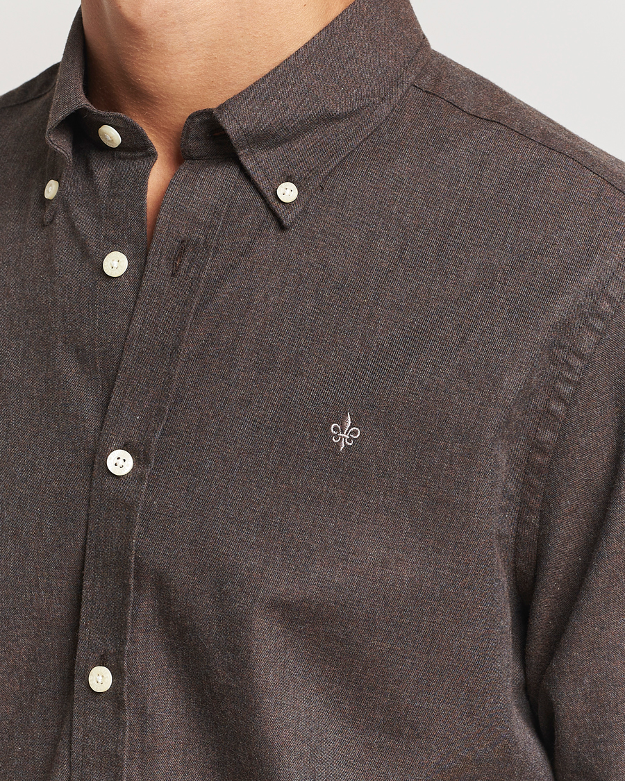 Homme | Chemises | Morris | Watts Flannel Shirt Brown