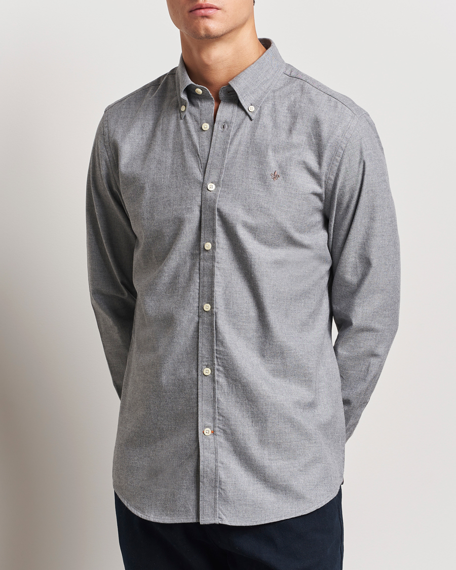 Homme | Chemises | Morris | Watts Flannel Shirt Grey