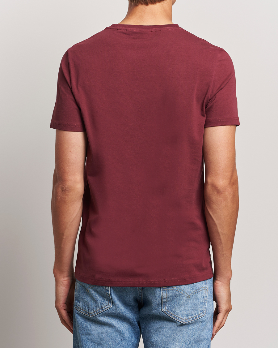 Homme | T-shirts | Morris | James Crew Neck Tee Wine Red