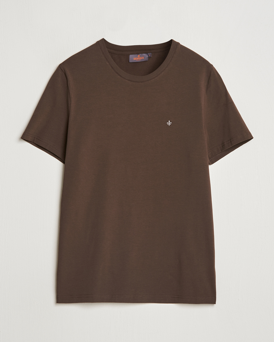Homme | T-shirts | Morris | James Crew Neck Tee Brown