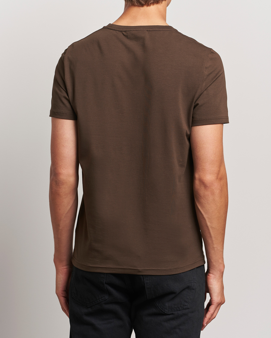Homme | T-shirts | Morris | James Crew Neck Tee Brown