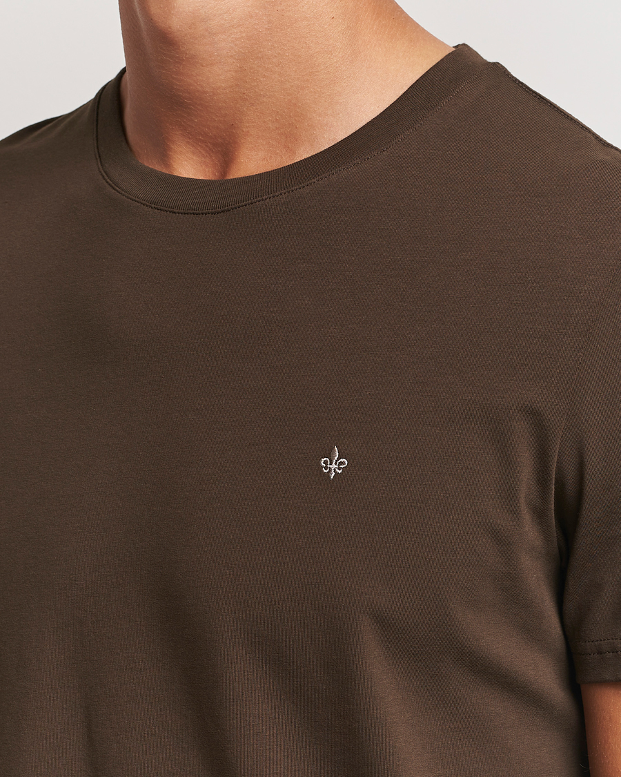 Homme | T-shirts | Morris | James Crew Neck Tee Brown