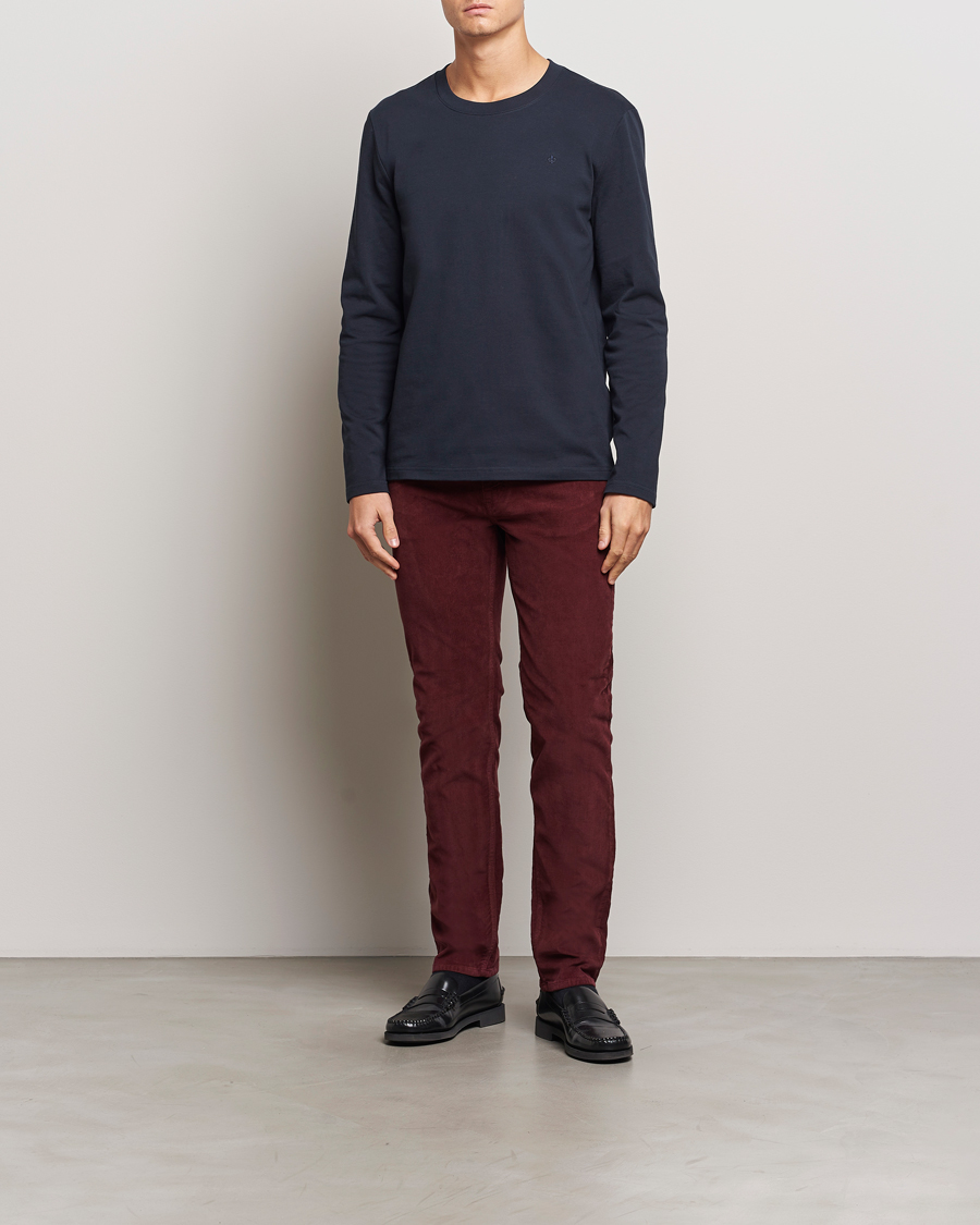 Homme | Pantalons | Morris | James Corduroy 5-Pocket Pant Wine Red