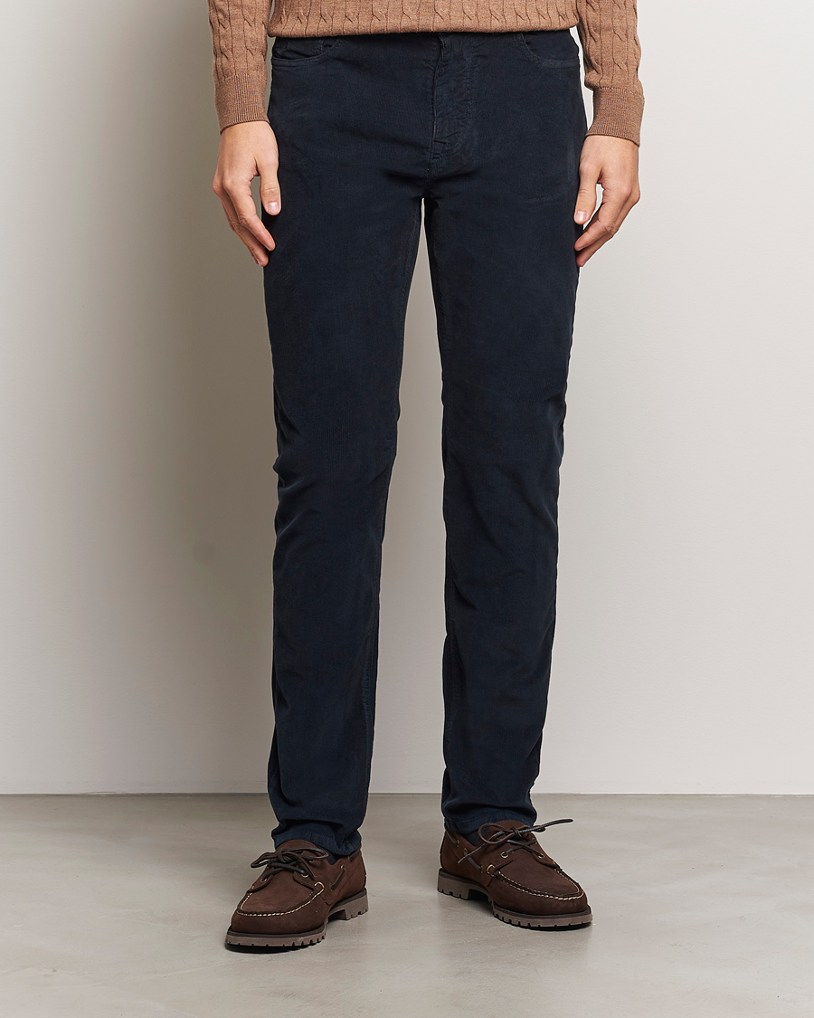 Homme | Pantalons | Morris | James Corduroy 5-Pocket Pant Navy