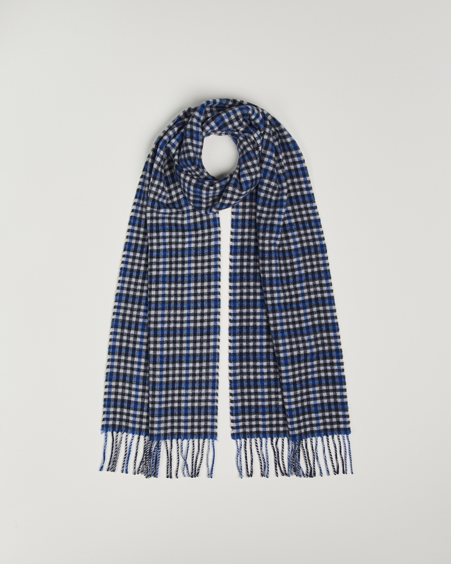 Homme | Morris Barry Check Scarf Grey | Morris | Barry Check Scarf Grey