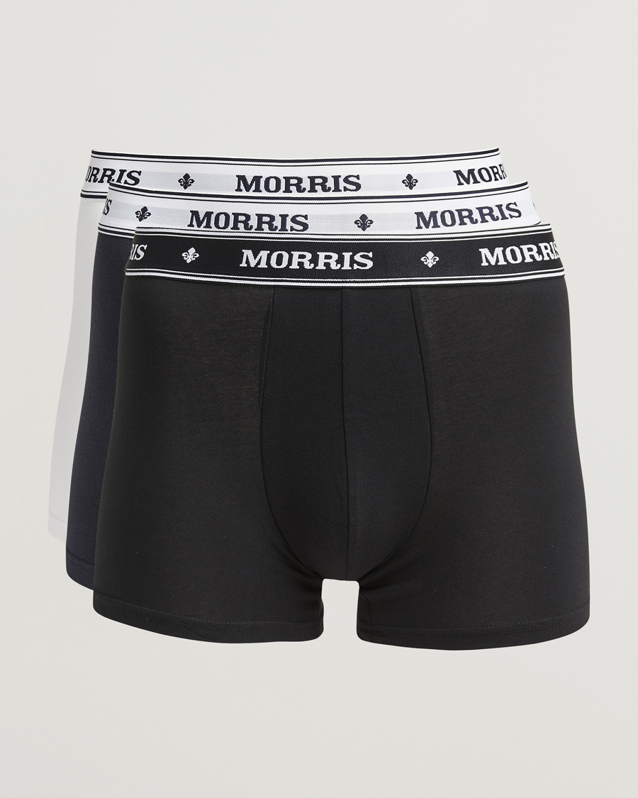 Homme | Sous-Vêtements Et Chaussettes | Morris | 3-Pack Boxer Briefs White/Black/Navy