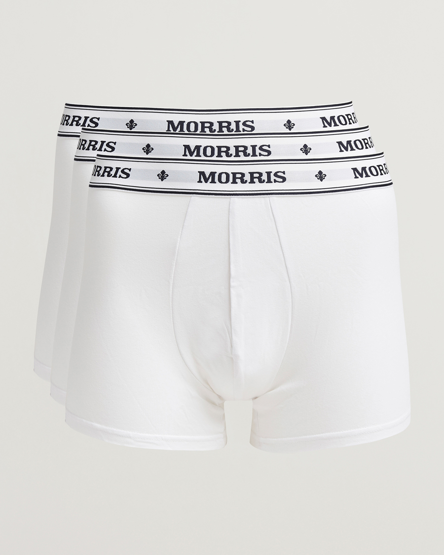 Homme | Sous-Vêtements Et Chaussettes | Morris | Boxer Brief 3-Pack White