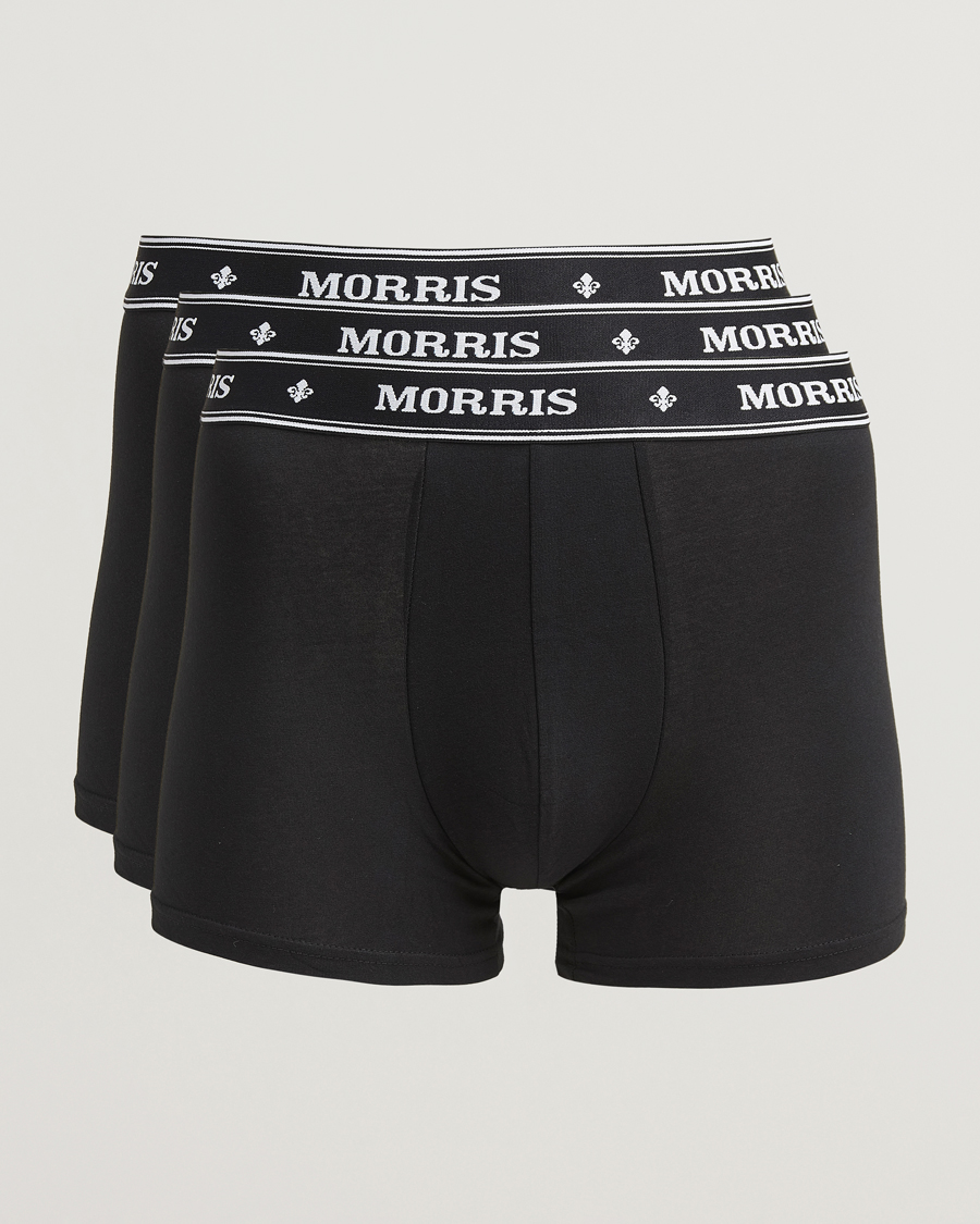 Homme | Sous-Vêtements Et Chaussettes | Morris | Boxer Brief 3-Pack Black