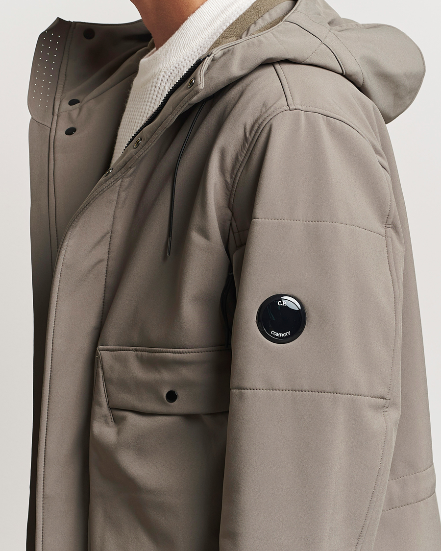 Homme | Manteaux Et Vestes | C.P. Company | CP Shell Long Hooded Jacket Mud Green