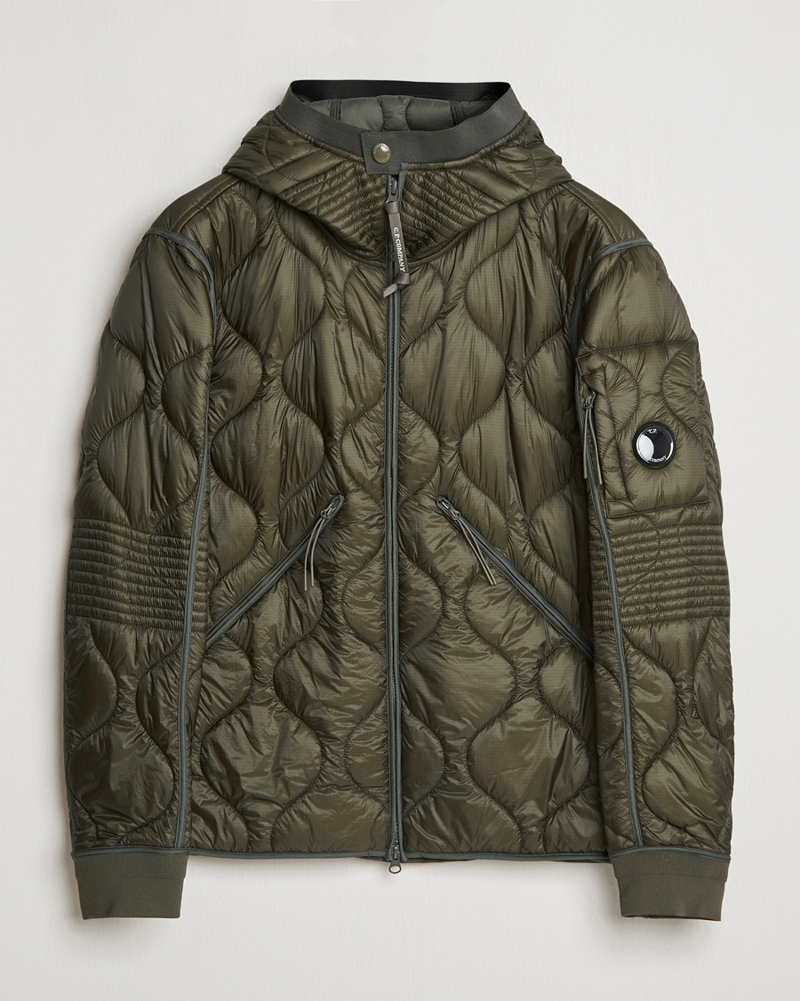 Homme | Manteaux Et Vestes | C.P. Company | Primaloft Quilted Hood Jacket Green