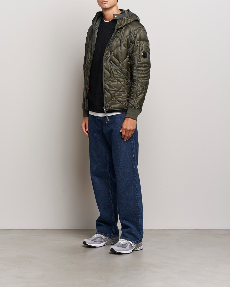 Homme | Manteaux Et Vestes | C.P. Company | Primaloft Quilted Hood Jacket Green