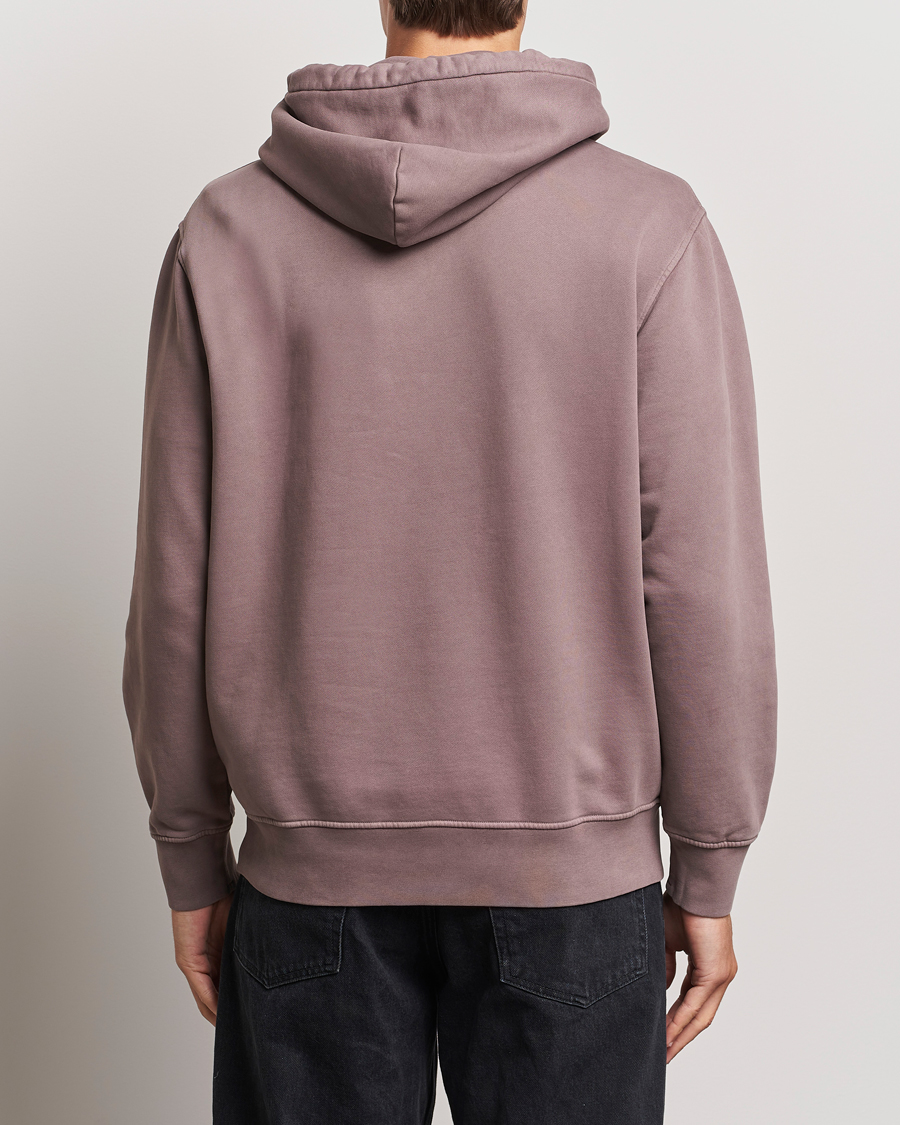 Homme | Pulls Et Tricots | C.P. Company | Brushed Emerized Fleece Hood Sweatshirt Washed Purple