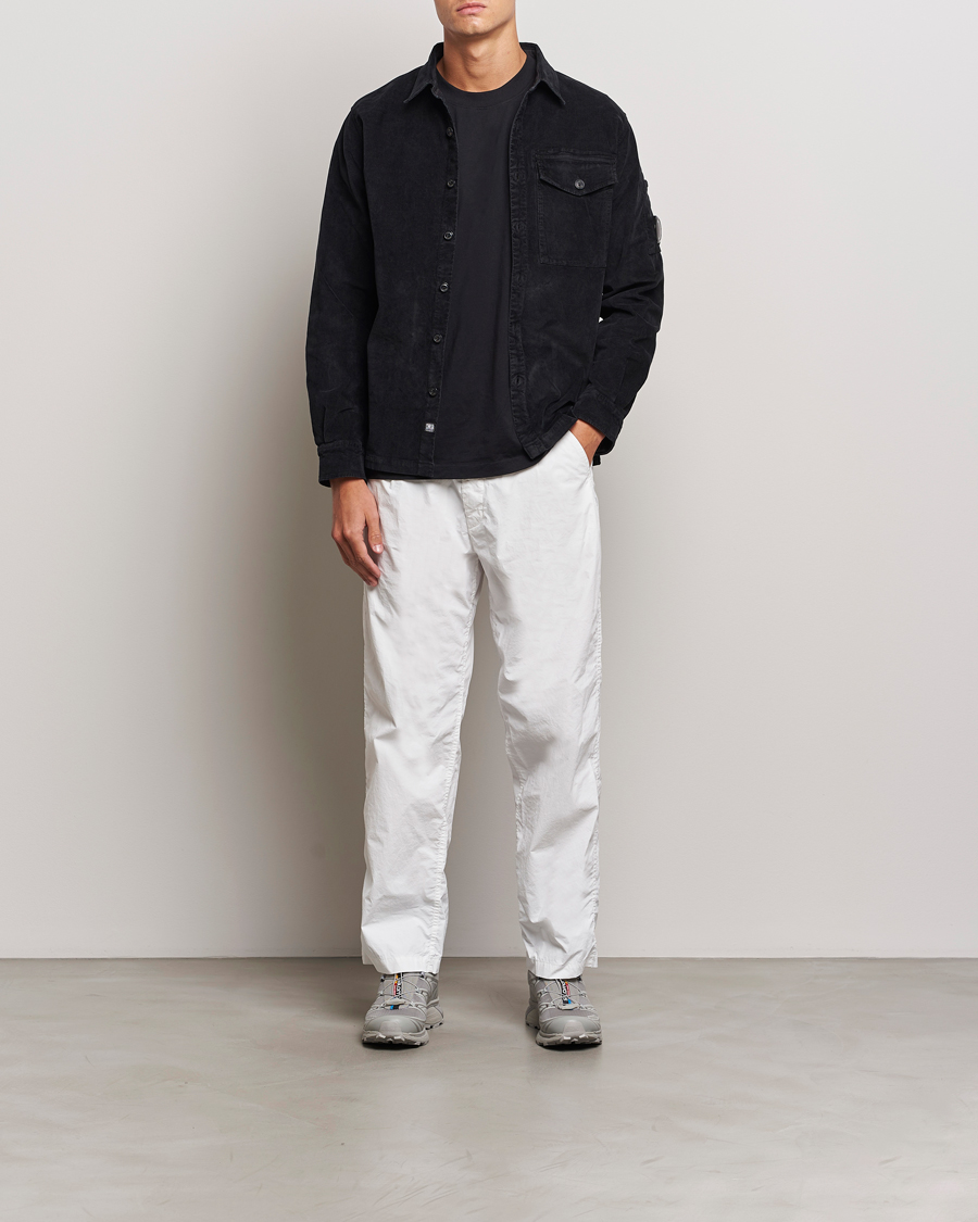 Homme | Chemises | C.P. Company | Corduroy Lens Overshirt Black