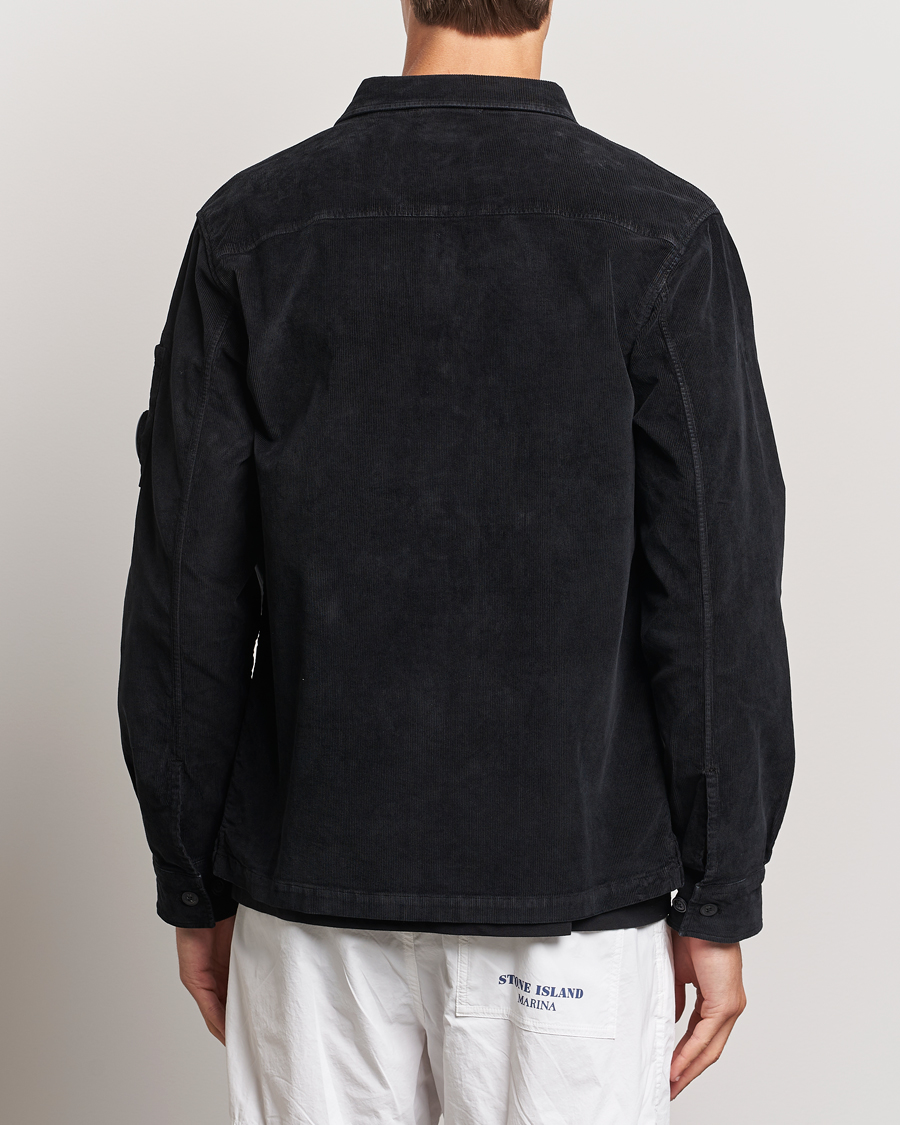 Homme | Chemises | C.P. Company | Corduroy Lens Overshirt Black