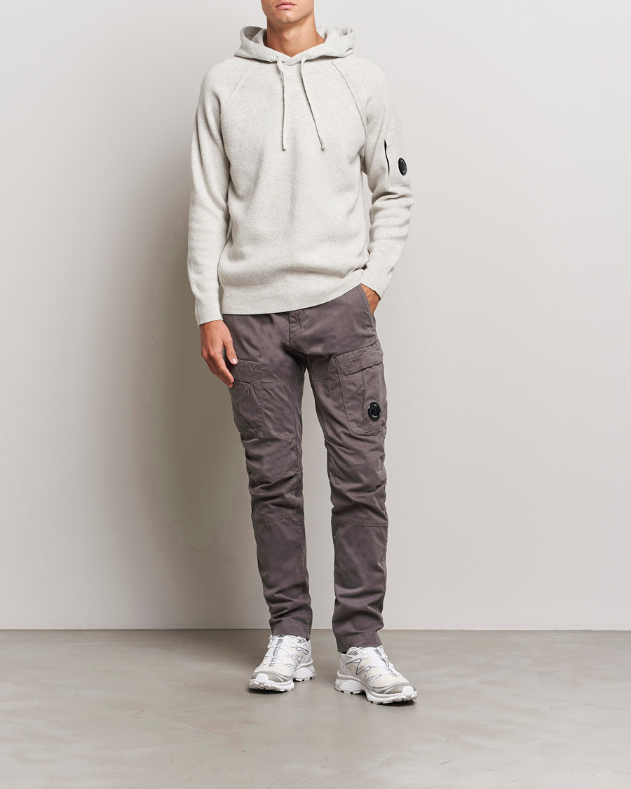 Homme | Pantalons | C.P. Company | Stretch Satin Lens Cargo Pants Dark Grey