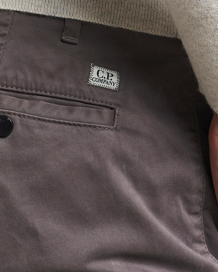 Homme | Pantalons | C.P. Company | Stretch Satin Lens Cargo Pants Dark Grey