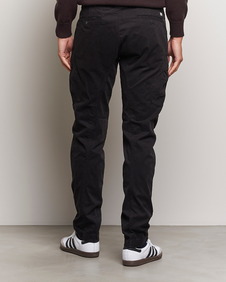 Homme | Pantalons | C.P. Company | Stretch Satin Lens Cargo Pants Black