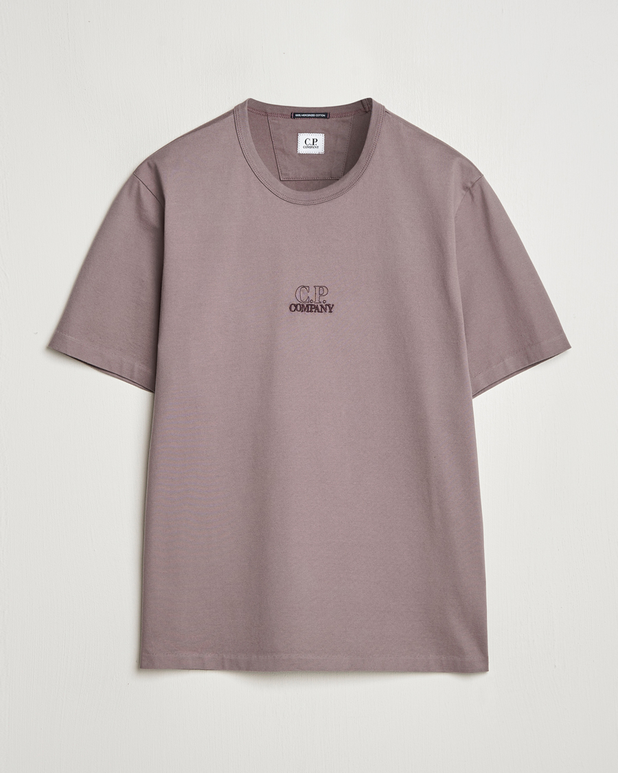 Homme | T-shirts | C.P. Company | Mercerized Jersey Twisted T-Shirt Washed Purple