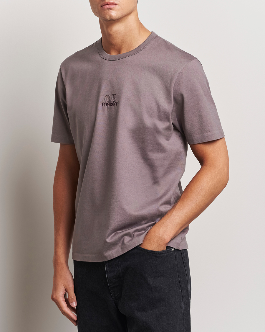 Homme | T-shirts | C.P. Company | Mercerized Jersey Twisted T-Shirt Washed Purple