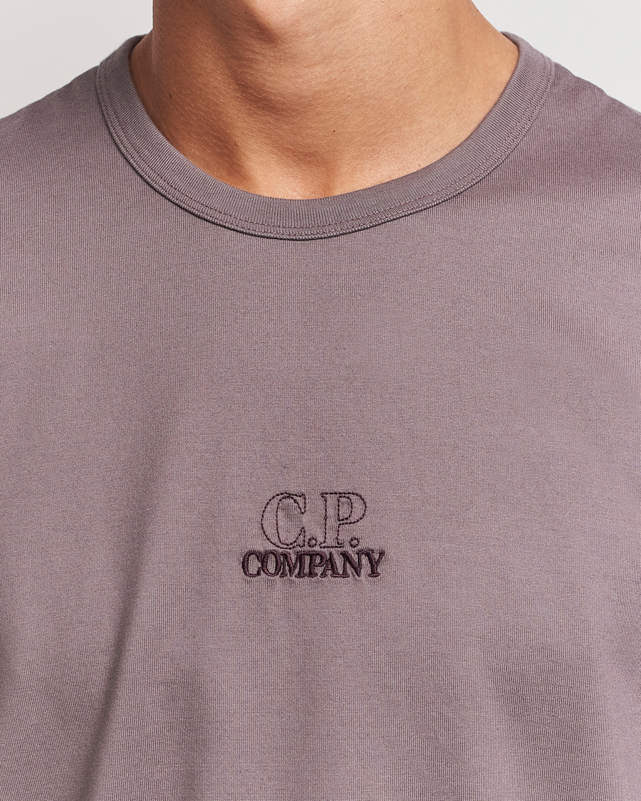 Homme | T-shirts | C.P. Company | Mercerized Jersey Twisted T-Shirt Washed Purple