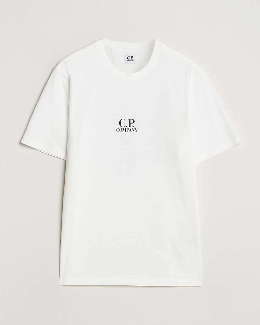 Homme | T-shirts | C.P. Company | Jersey Back Logo T-Shirt White