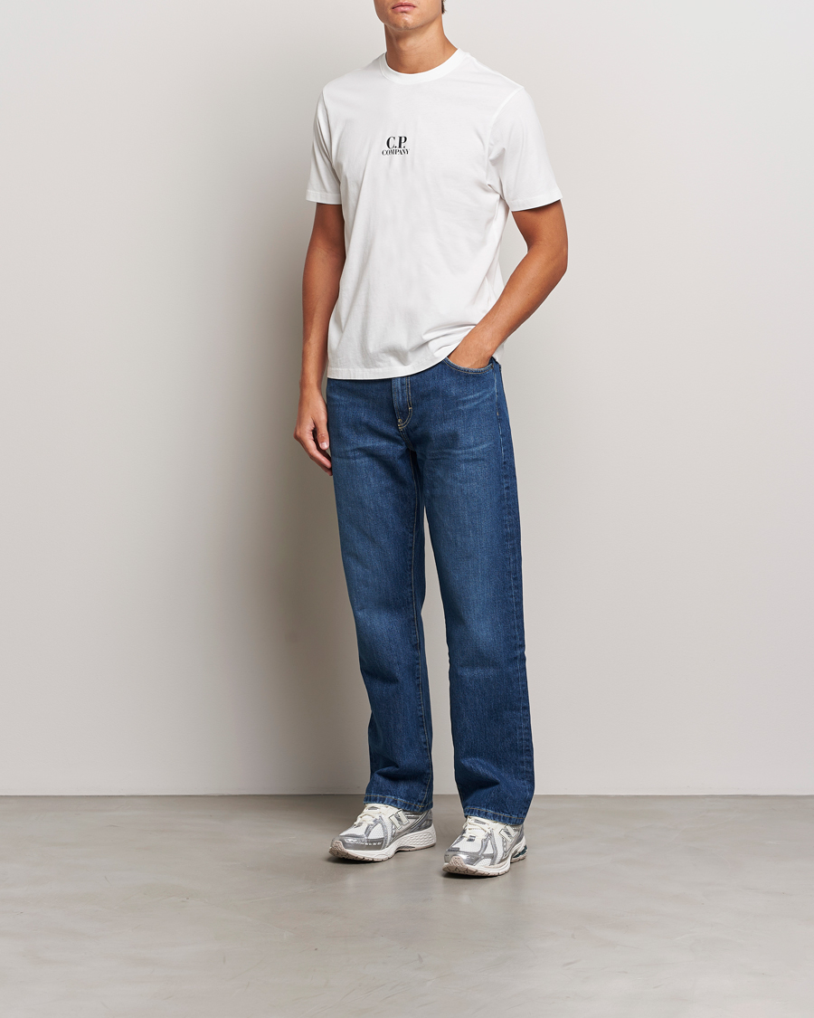 Homme | T-shirts | C.P. Company | Jersey Back Logo T-Shirt White