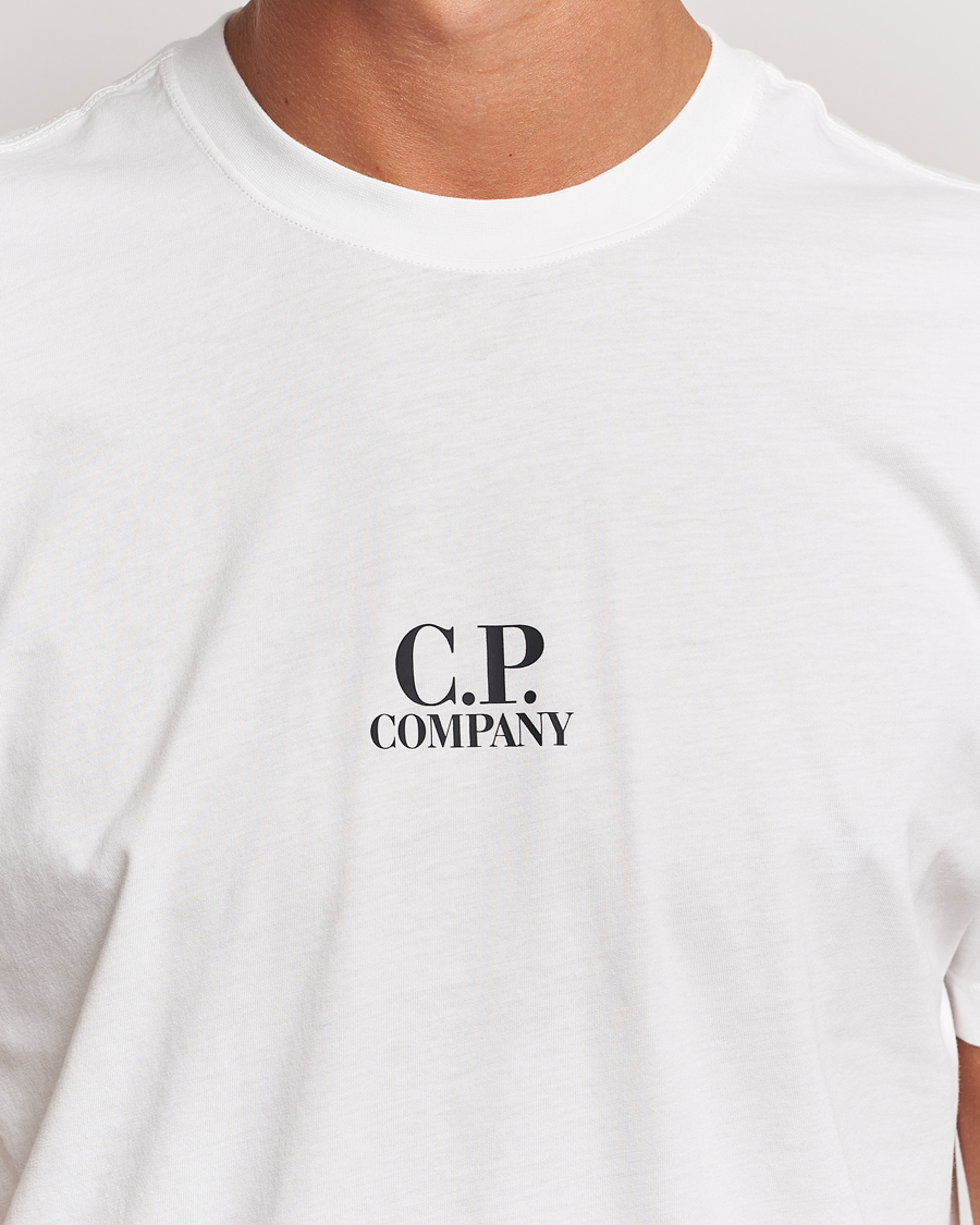 Homme | T-shirts | C.P. Company | Jersey Back Logo T-Shirt White