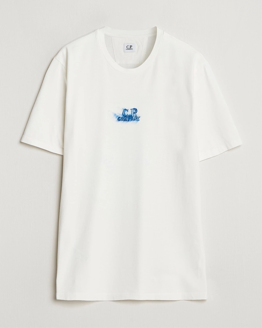 Homme | T-shirts | C.P. Company | Hand Printed Jersey T-Shirt White