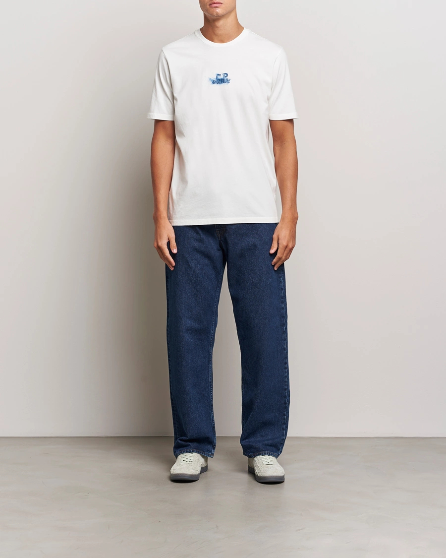 Homme | T-shirts | C.P. Company | Hand Printed Jersey T-Shirt White