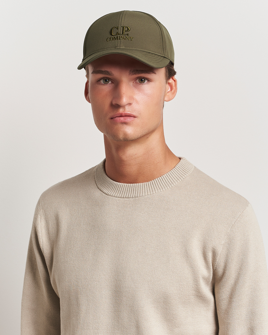 Homme | C.P. Company CP Shell Baseball Cap Olive | C.P. Company | CP Shell Baseball Cap Olive