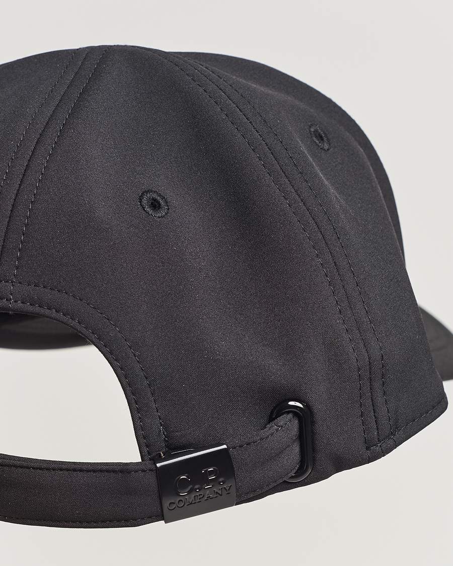 Homme | C.P. Company CP Shell Baseball Cap Black | C.P. Company | CP Shell Baseball Cap Black