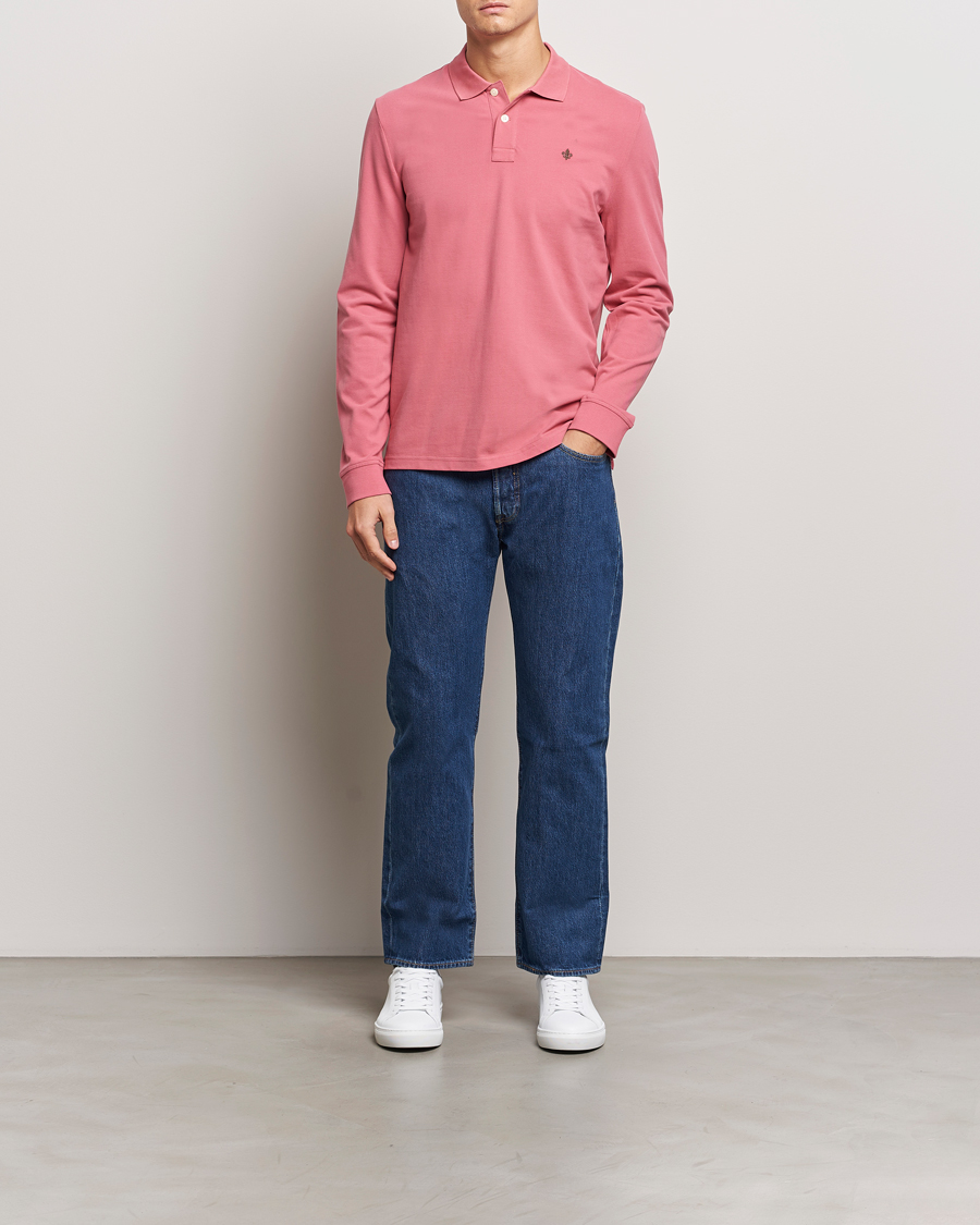 Homme | Pulls Et Tricots | Morris | Camden Long Sleeve Polo Pink