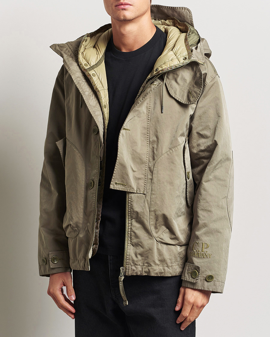 Homme | Manteaux Et Vestes | C.P. Company | Micro Kei Padded Jacket Dark Taupe