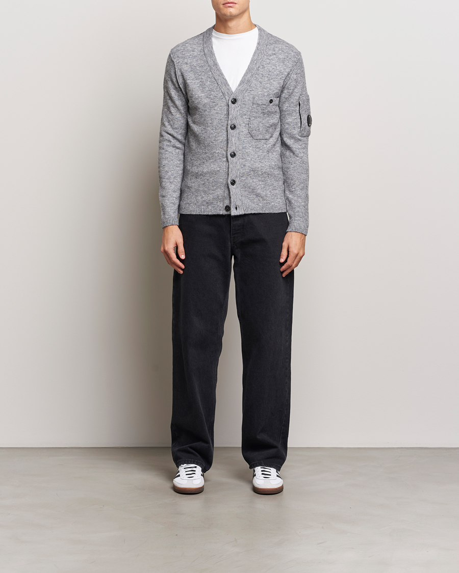 Homme | Pulls Et Tricots | C.P. Company | Alpaca/Wool Cardigan Grey Melange