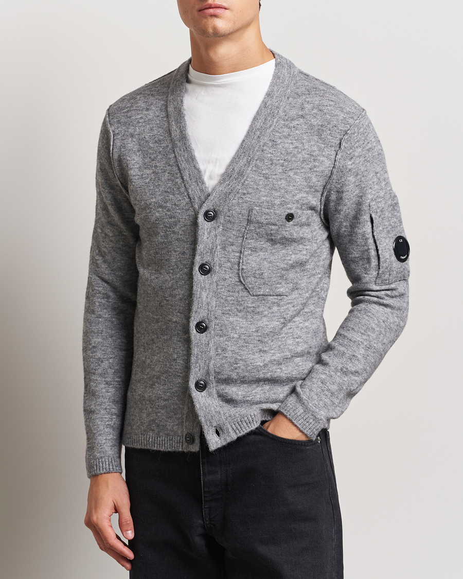 Homme | Pulls Et Tricots | C.P. Company | Alpaca/Wool Cardigan Grey Melange