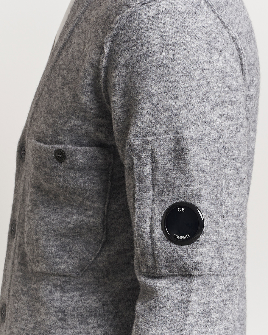Homme | Pulls Et Tricots | C.P. Company | Alpaca/Wool Cardigan Grey Melange