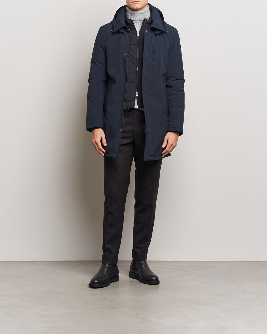 Homme | Manteaux Et Vestes | Oscar Jacobson | Wynter Padded Jacket Navy