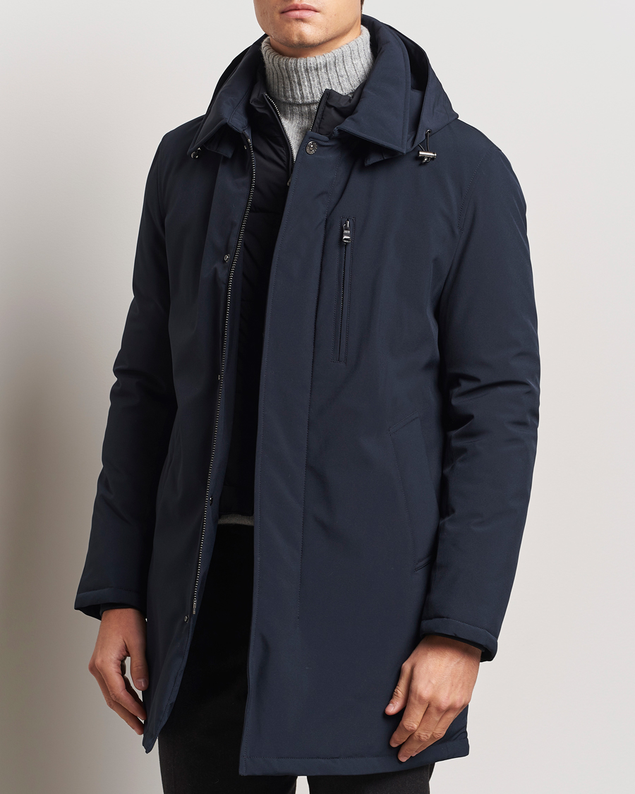Homme | Manteaux Et Vestes | Oscar Jacobson | Wynter Padded Jacket Navy