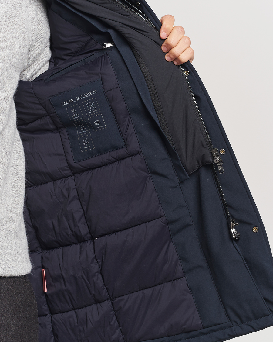Homme | Manteaux Et Vestes | Oscar Jacobson | Wynter Padded Jacket Navy