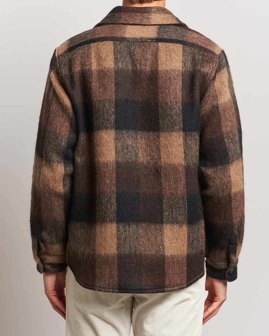 Homme | Manteaux Et Vestes | Oscar Jacobson | Maverick Checked Shirt Jacket Brown