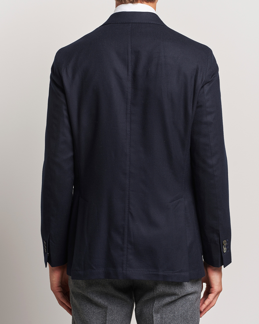 Homme | Blazers | Oscar Jacobson | Farris DB Super 150's Loro Piana Wool Blazer Navy