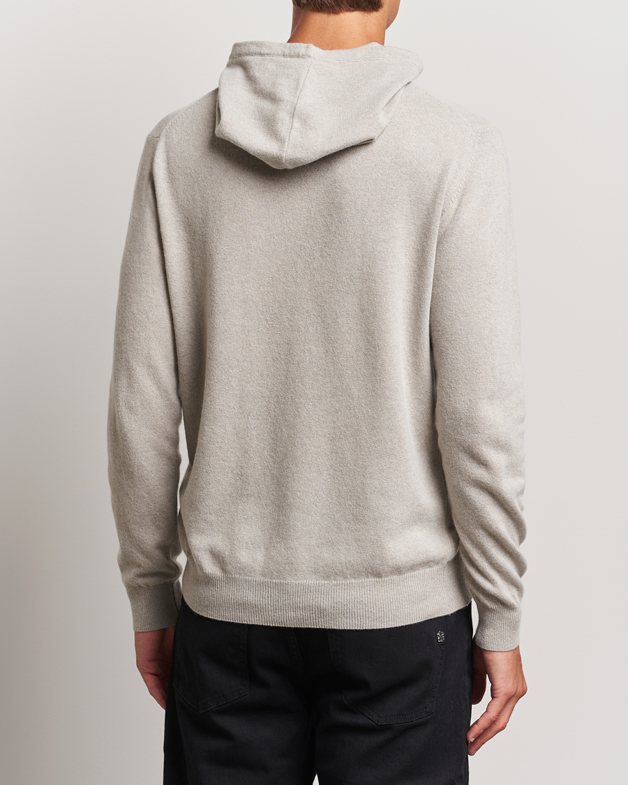 Homme | Pulls Et Tricots | Oscar Jacobson | Pascal Wool/Cashmere Hoodie Beige