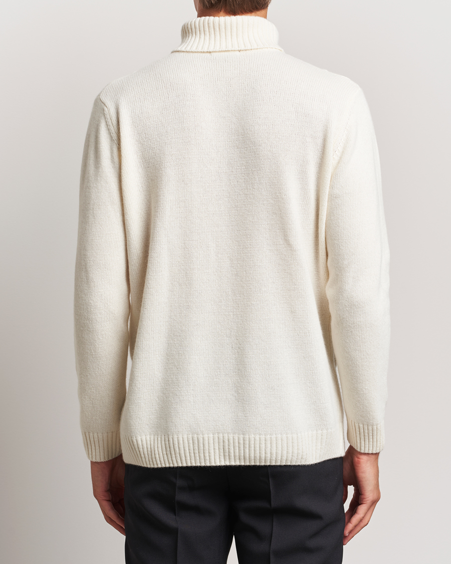 Homme | Pulls Et Tricots | Oscar Jacobson | Salomon Heavy Knitted Cable Rollneck White