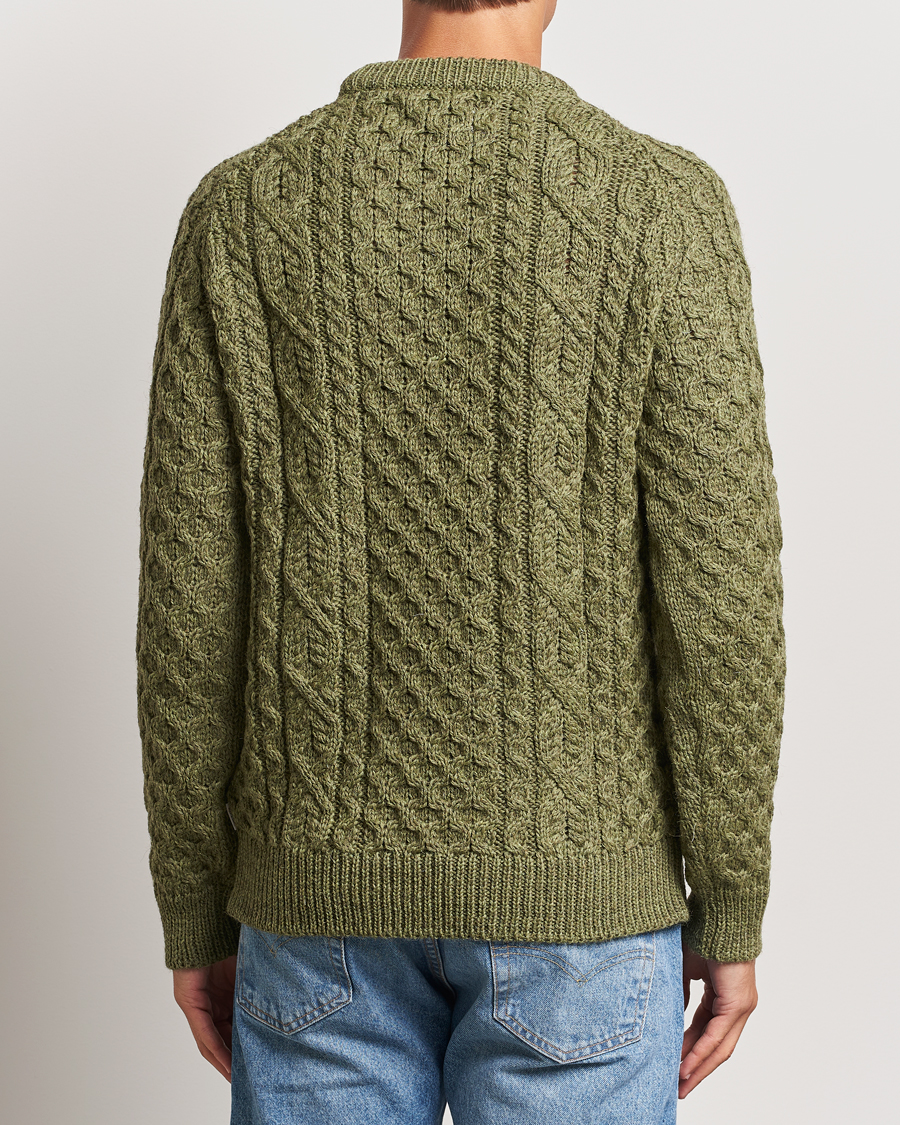 Homme | Pulls Et Tricots | Peregrine | Hudson Wool Aran Knitted Jumper Apple