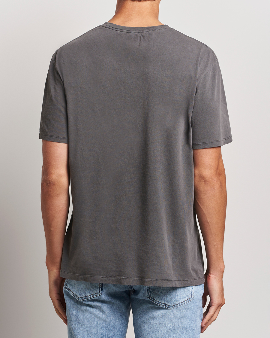 Homme | T-shirts | FRAME | Short Sleeve Relaxed T-Shirt Washed Anthracite